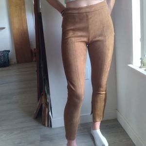 Zara faux suede pant/legging.